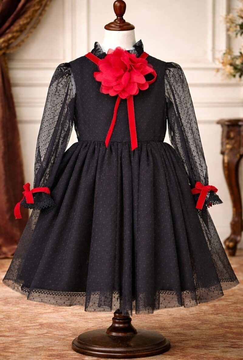 Rochie Valentina Black, Little Rose