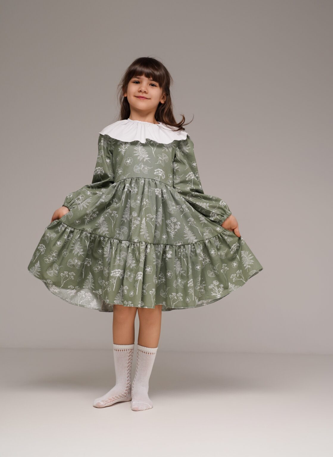 Rochie bumbac OLIA, Little Rose