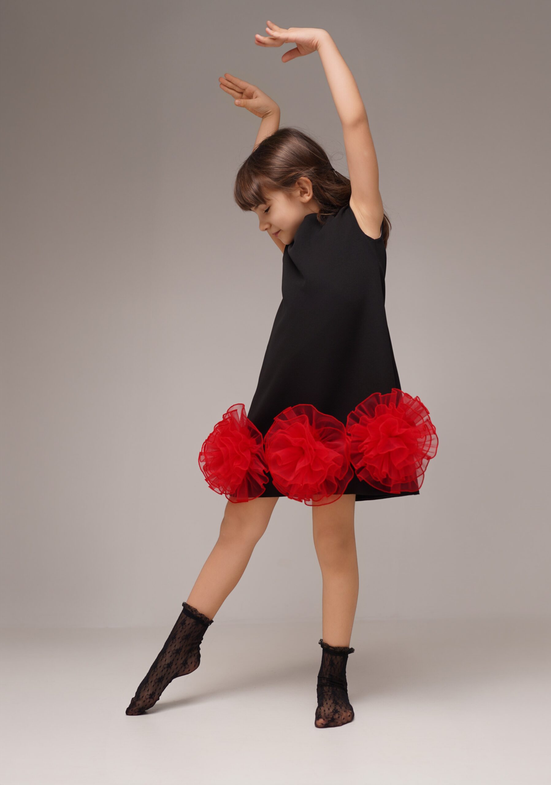 Rochita Nera Black,Little Rose - imagine 3