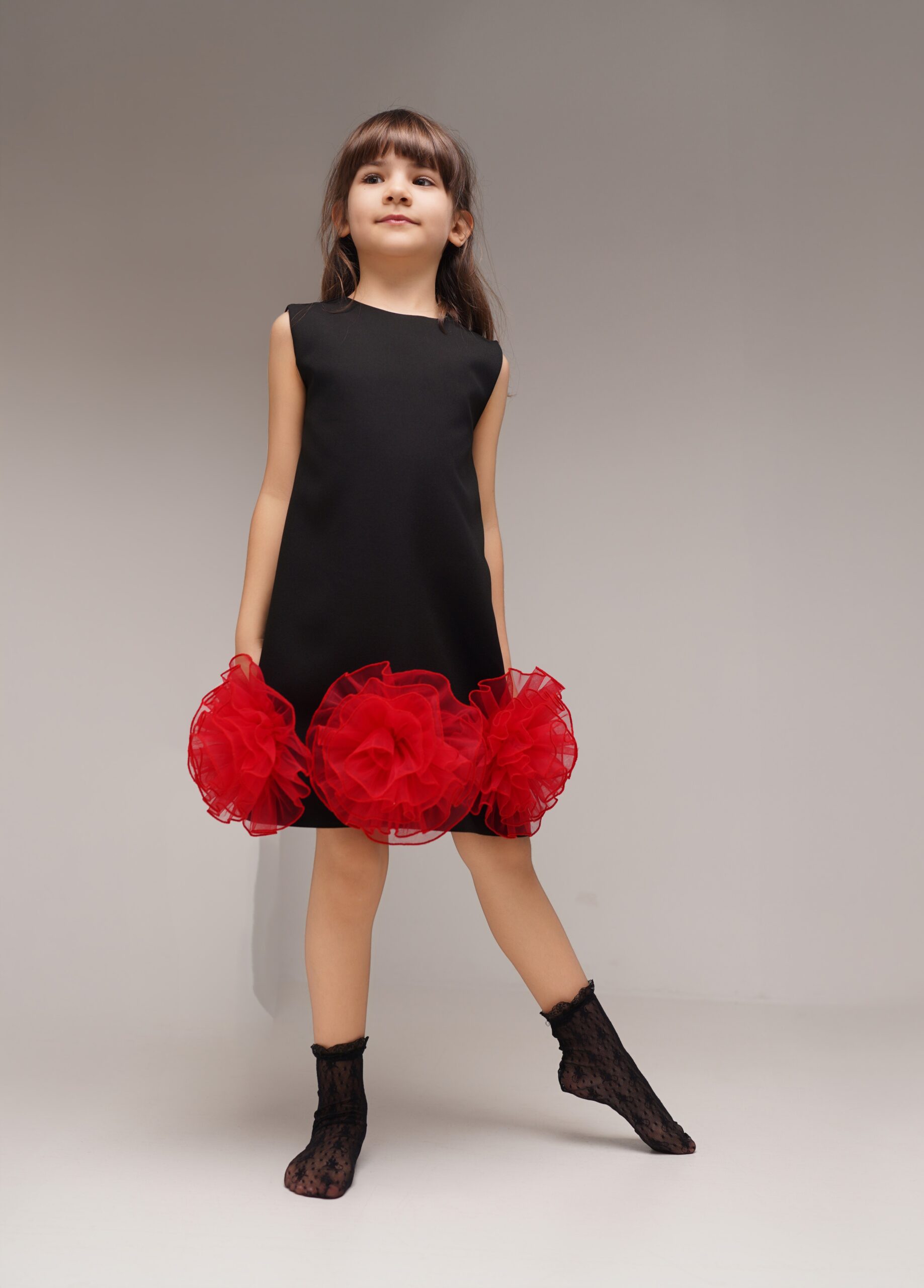 Rochita Nera Black,Little Rose - imagine 5