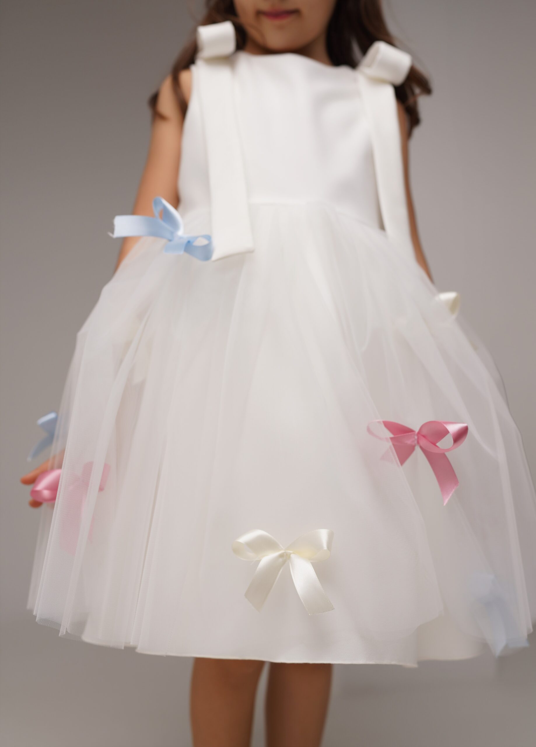 Rochie Candy Bows,Little Rose - imagine 4