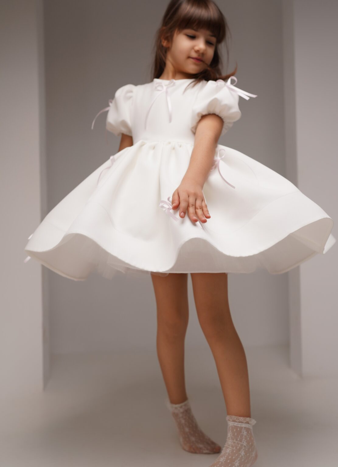 Rochie Adania White, Little Rose