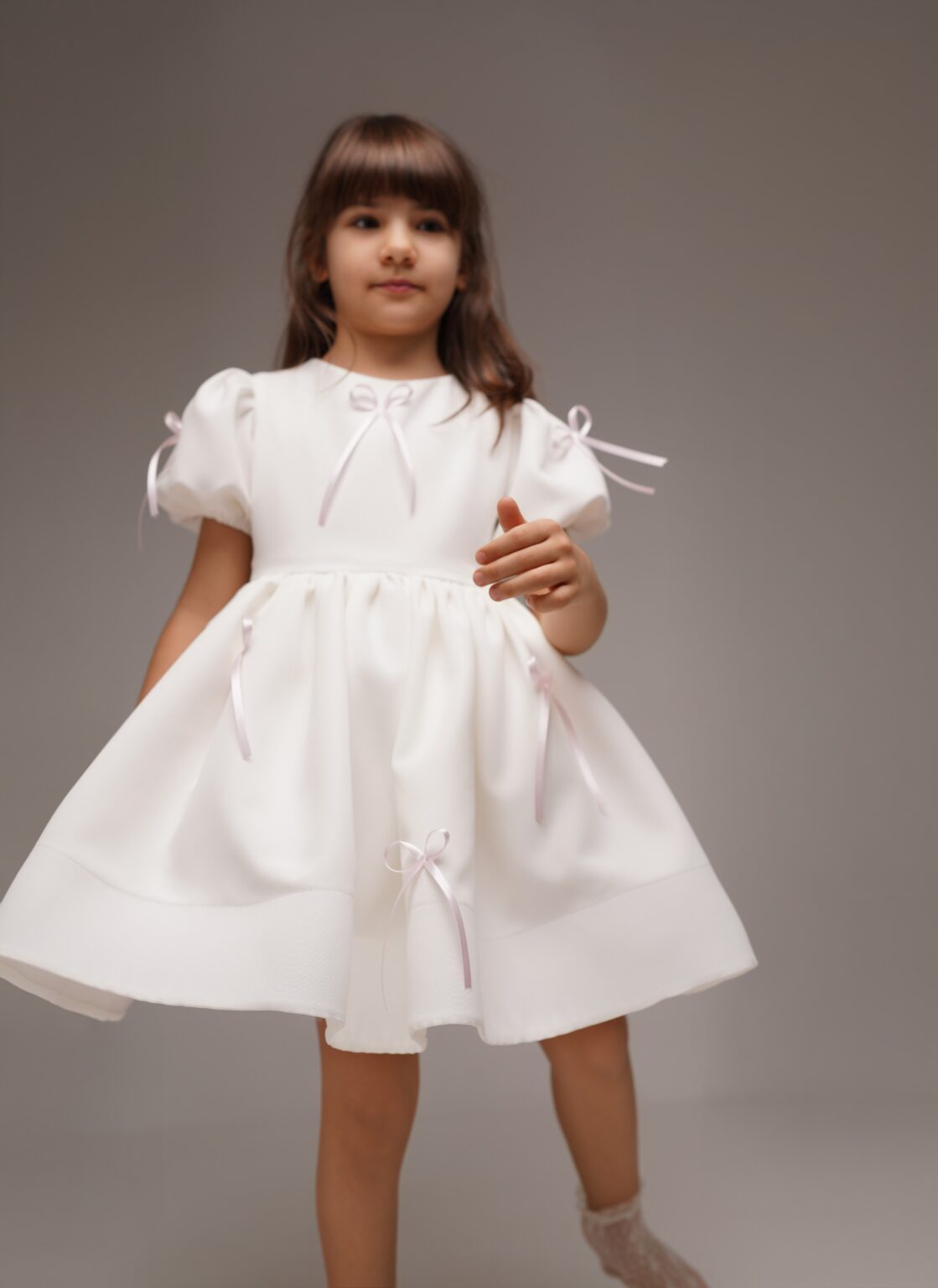 Rochie Adania White, Little Rose