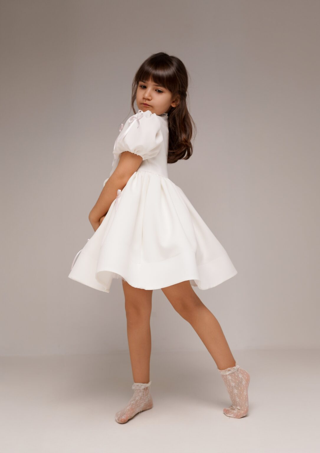 Rochie Adania White, Little Rose