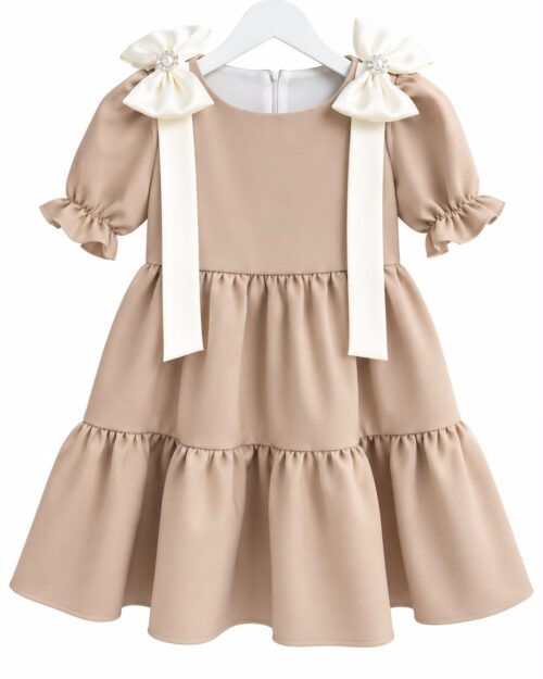 Rochie Ceremonie Bej Rosa, Little Rose
