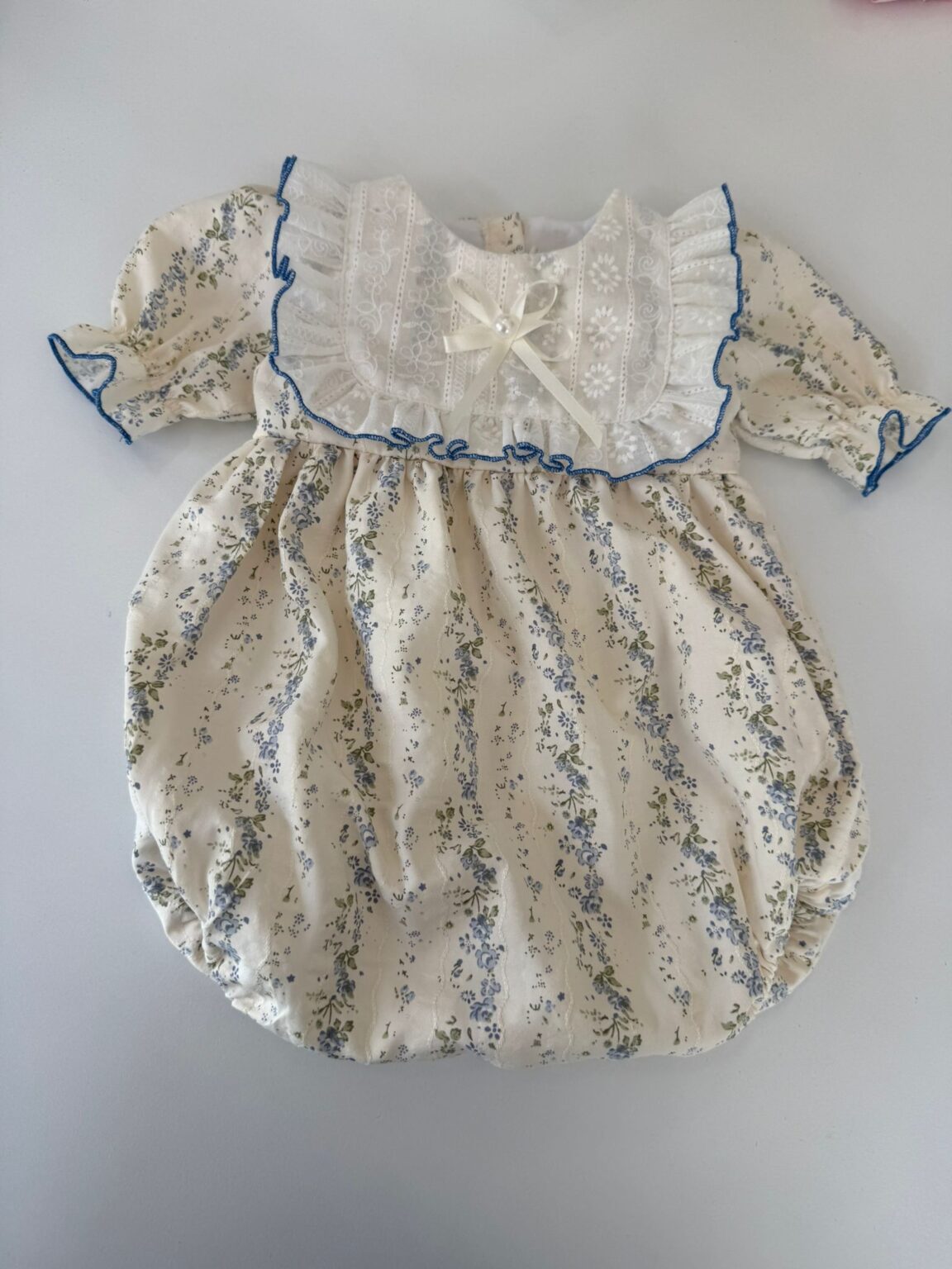 Salopeta bumbac brodat, Little Rose