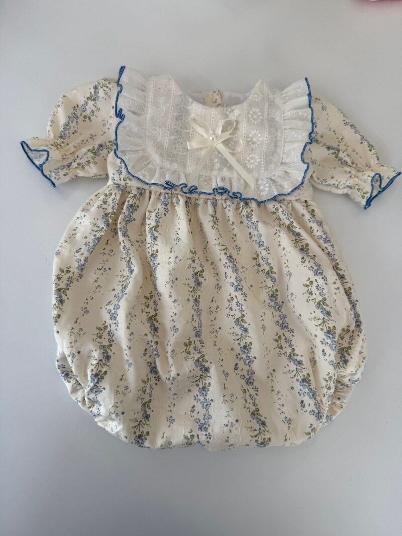 Salopeta bumbac brodat, Little Rose