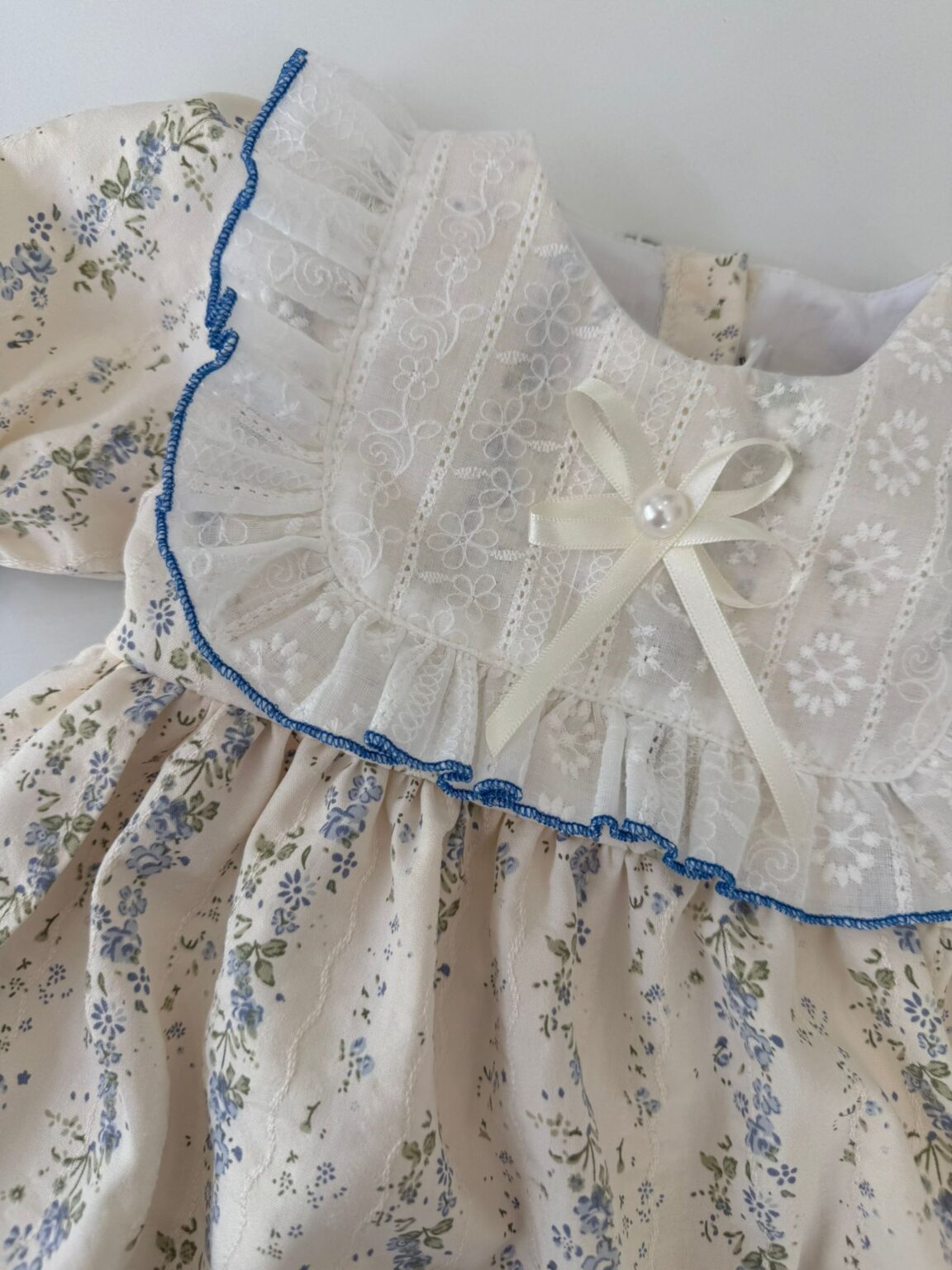 Salopeta bumbac brodat, Little Rose
