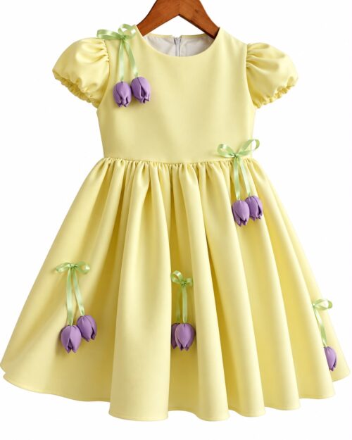 Rochie yellow lalele, Little Rose