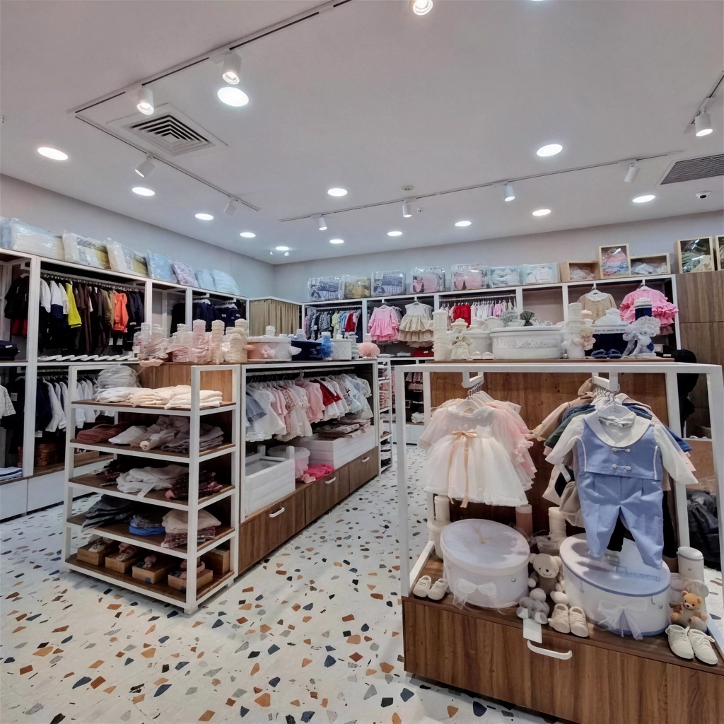 Interiorul magazinului Little Rose din Lotus Center