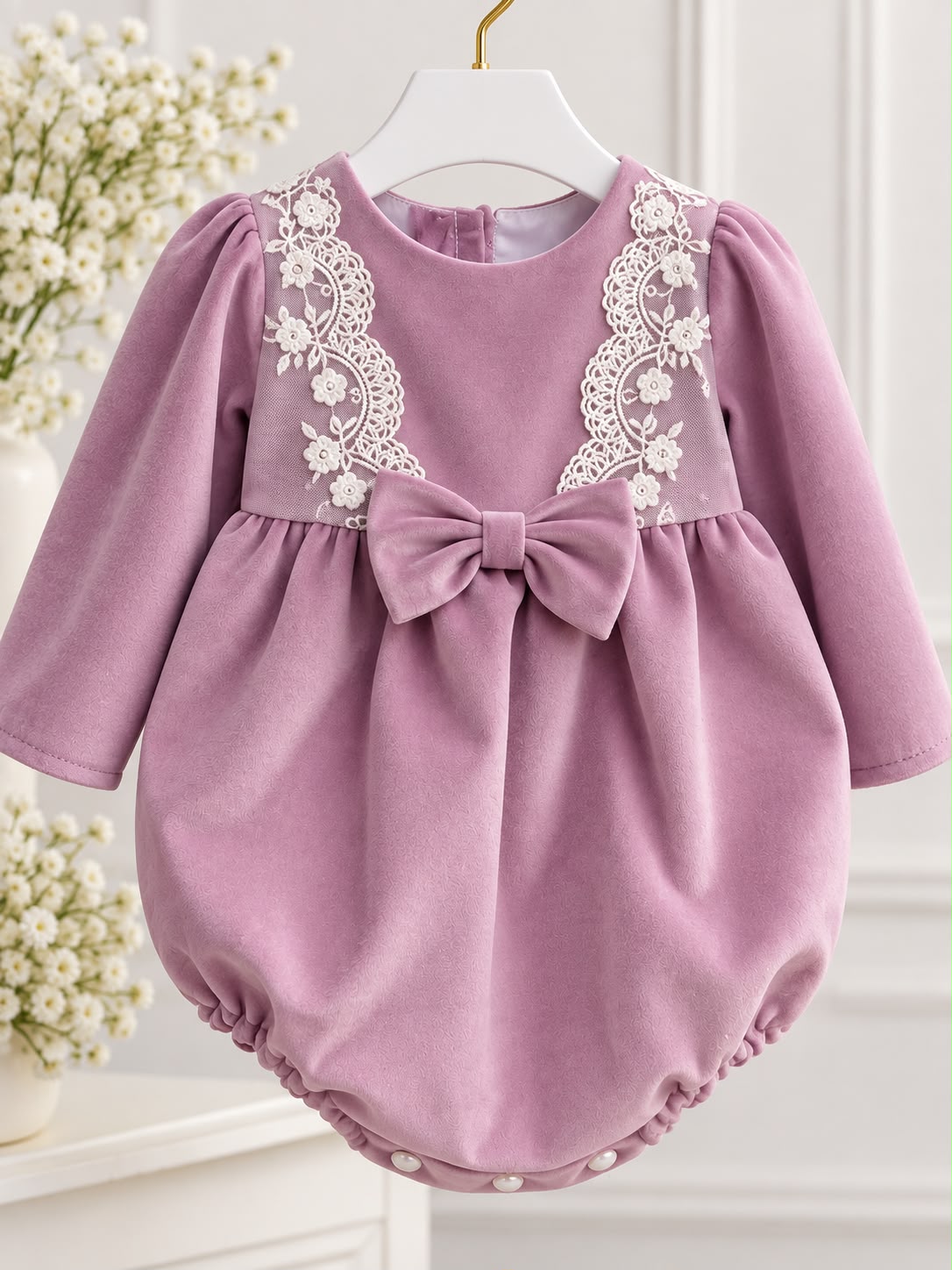 Salopeta ceremonie ,catifea,Little Rose