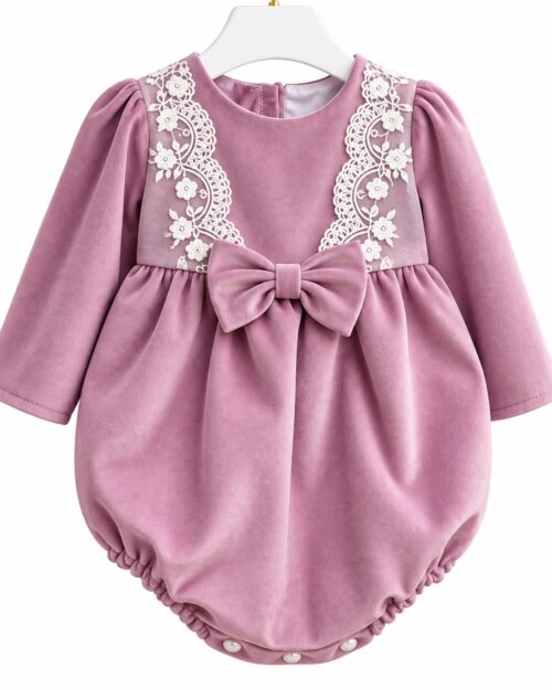 Salopeta ceremonie ,catifea,Little Rose