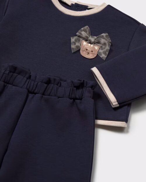 Set pantaloni si pulover marino,Mayoral