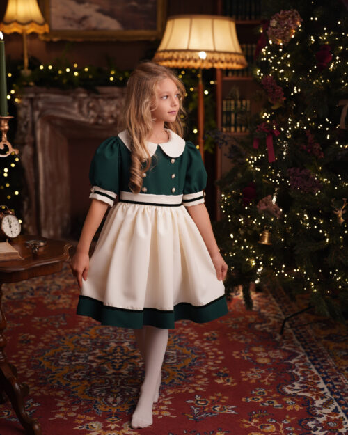 Rochie Belle verde,Little Rose