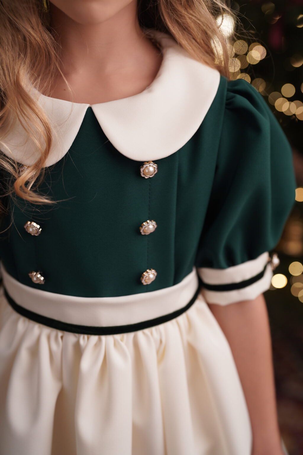 Rochie Belle verde,Little Rose