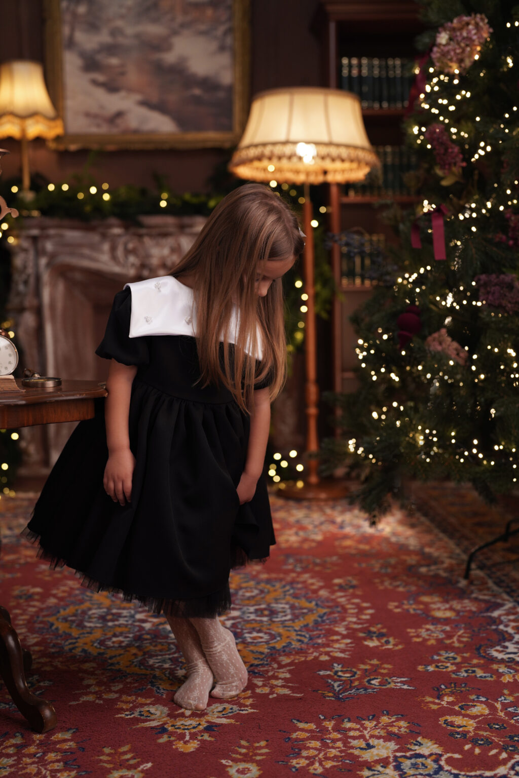 Rochie Roya Black,Little Rose