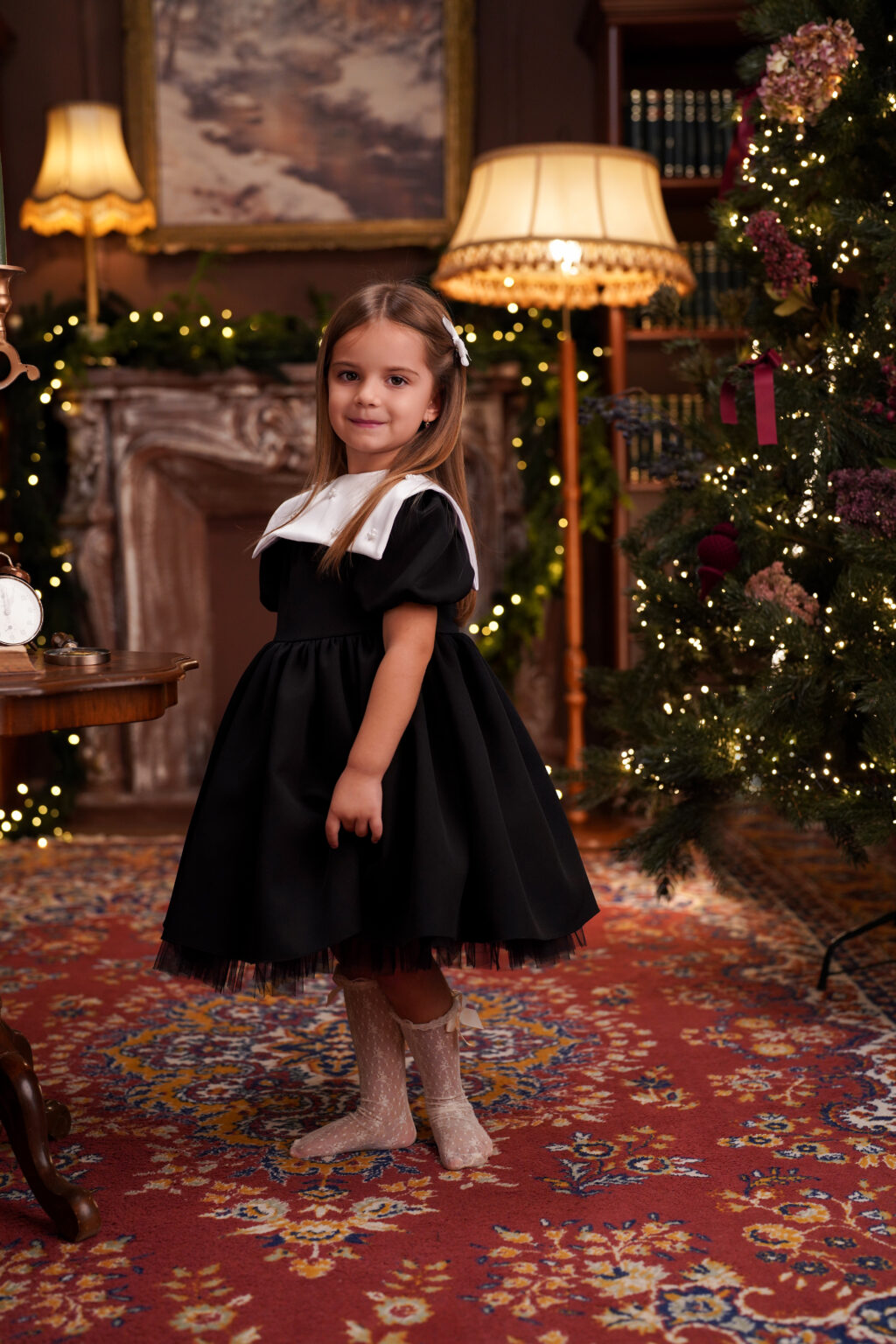Rochie Roya Black,Little Rose