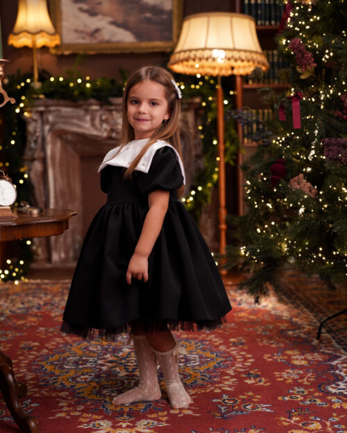 Rochie Roya Black,Little Rose