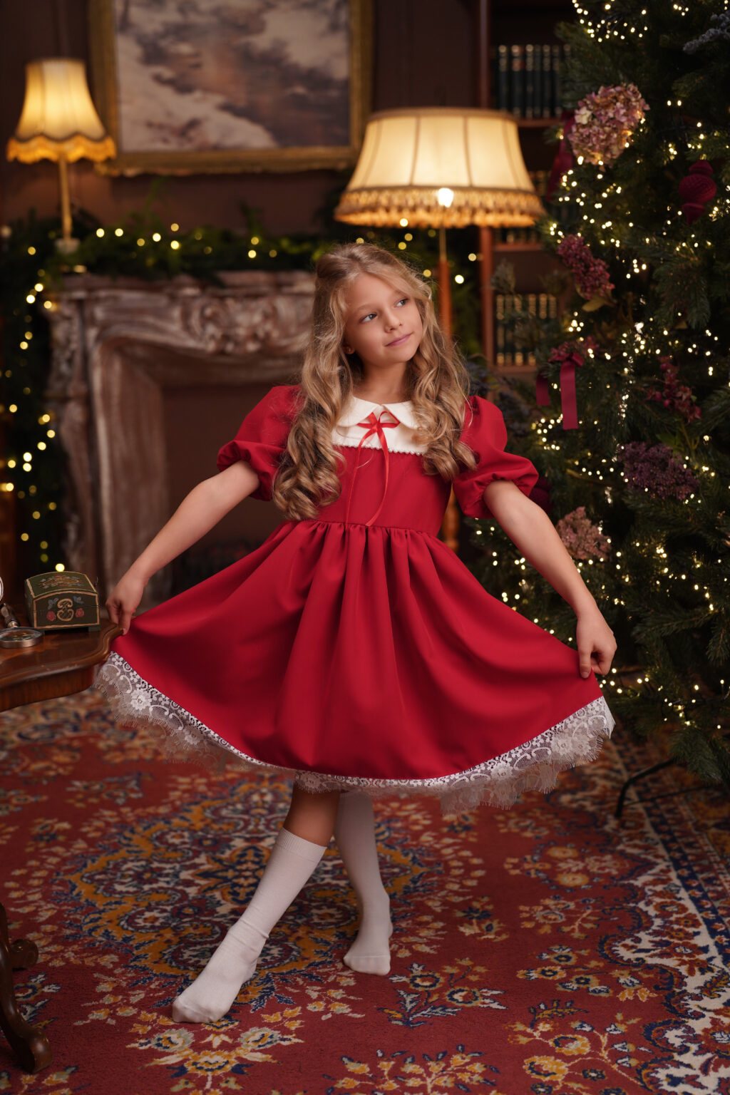 Rochie Allison Red,Little Rose