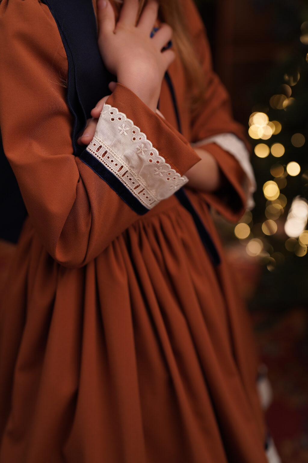 Rochie Manya Brown,Little Rose