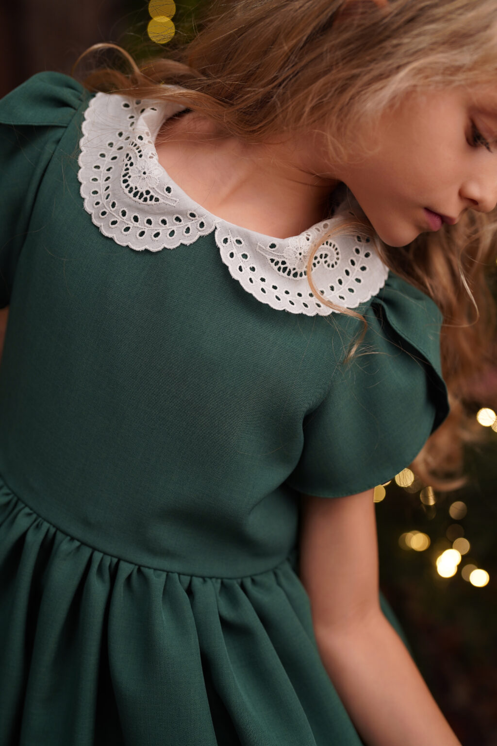 Rochie Melia verde,Little Rose
