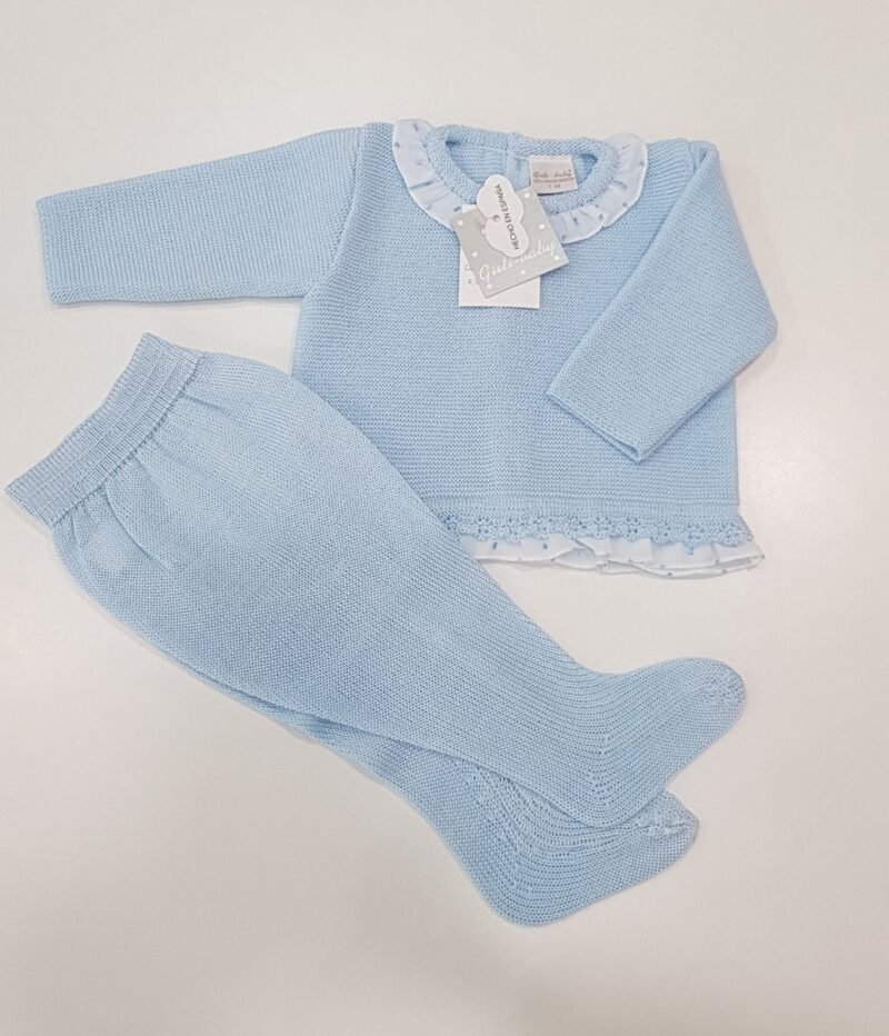 Costumas fetite albastru Guti-Baby