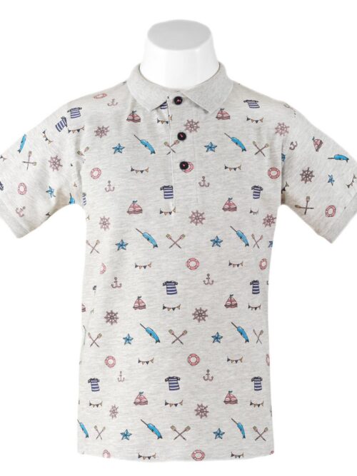 Tricou-polo-1319-GRI-2-Ani-little-rose